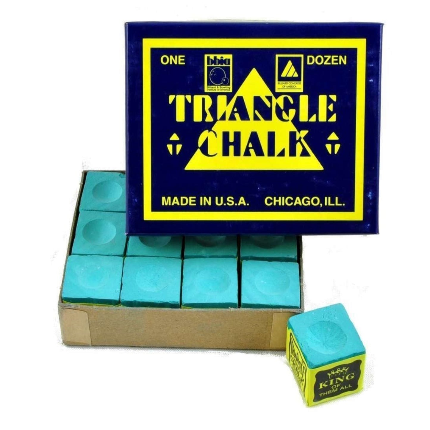 Triangle Pool & Snooker Cue Chalks Green