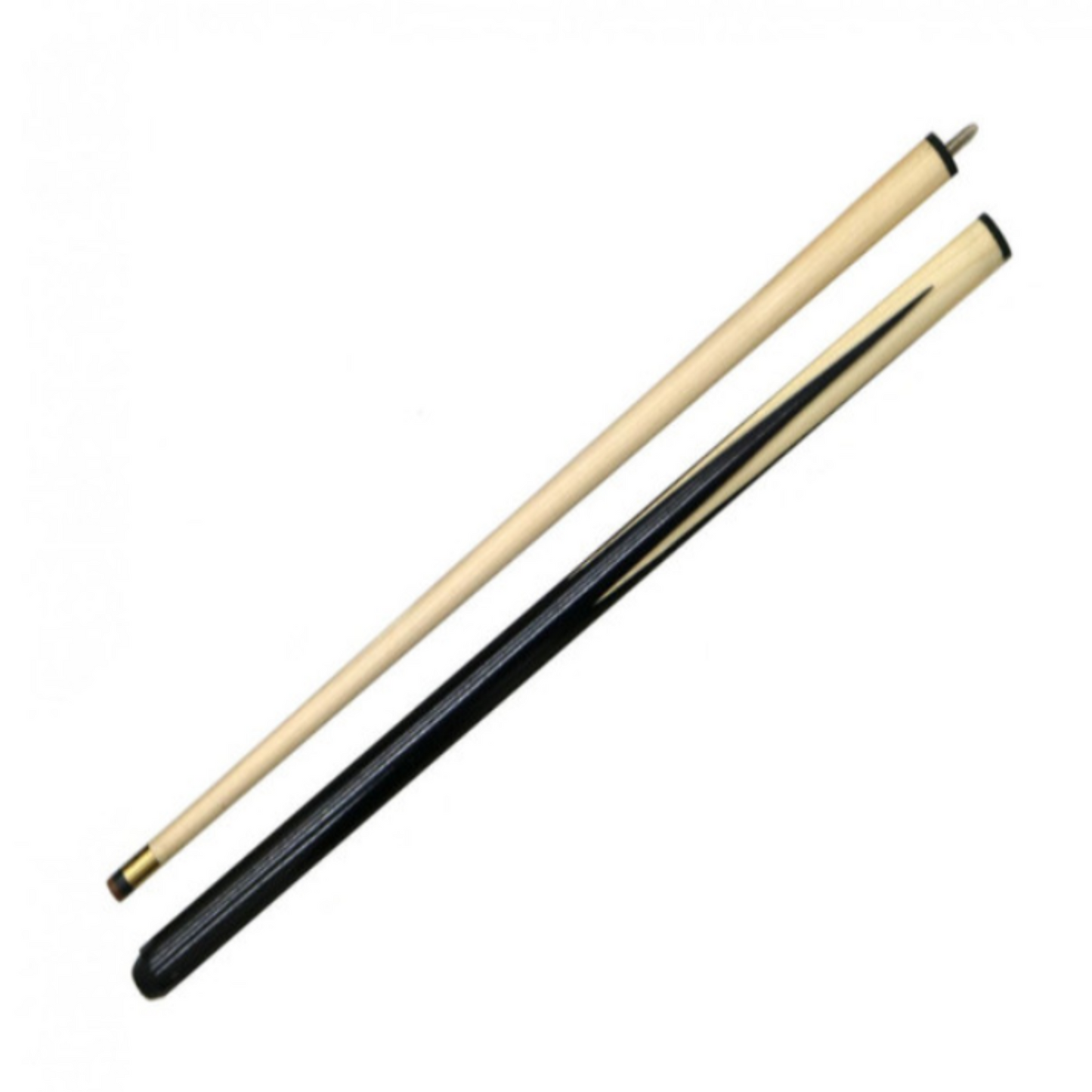 48 Inch Two Piece Economy Pool Cue with 4 x 11mm Screw Tips