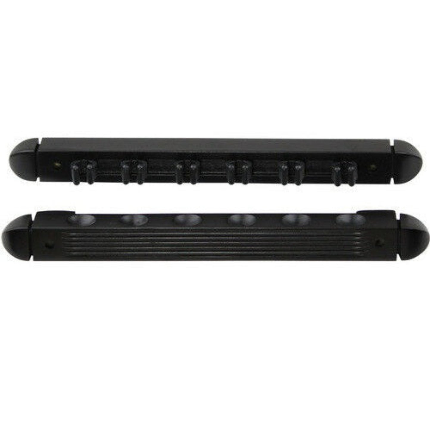 2 Piece Black 6 Way Cue Rack Holder