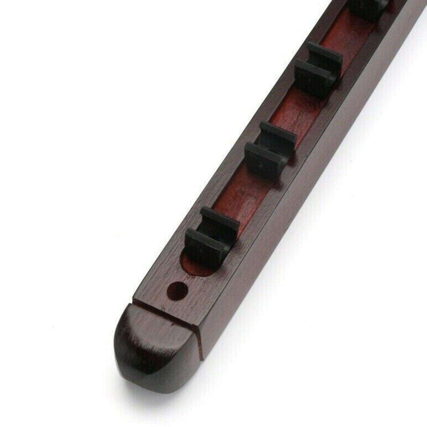 2 Piece Mahogany 6 Way Cue Rack Holder