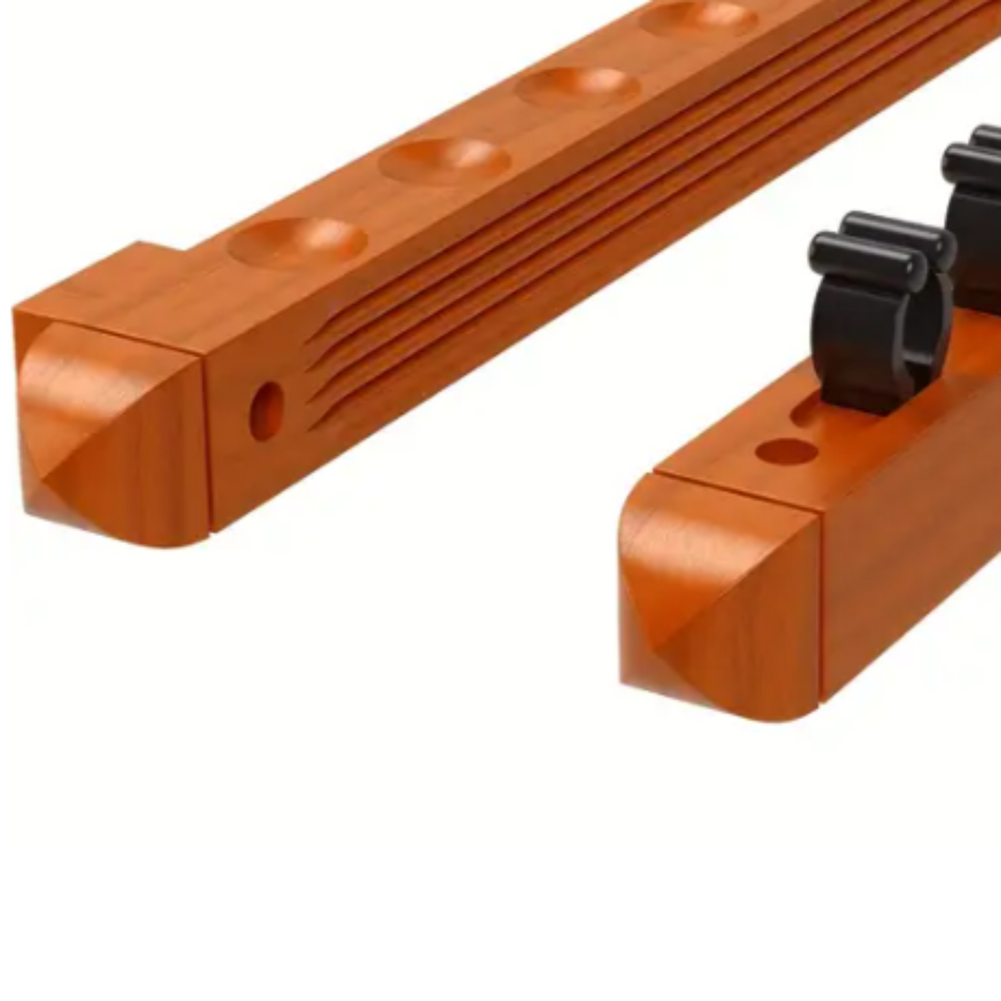 2 Piece Oak 8 Way Cue Rack Holder