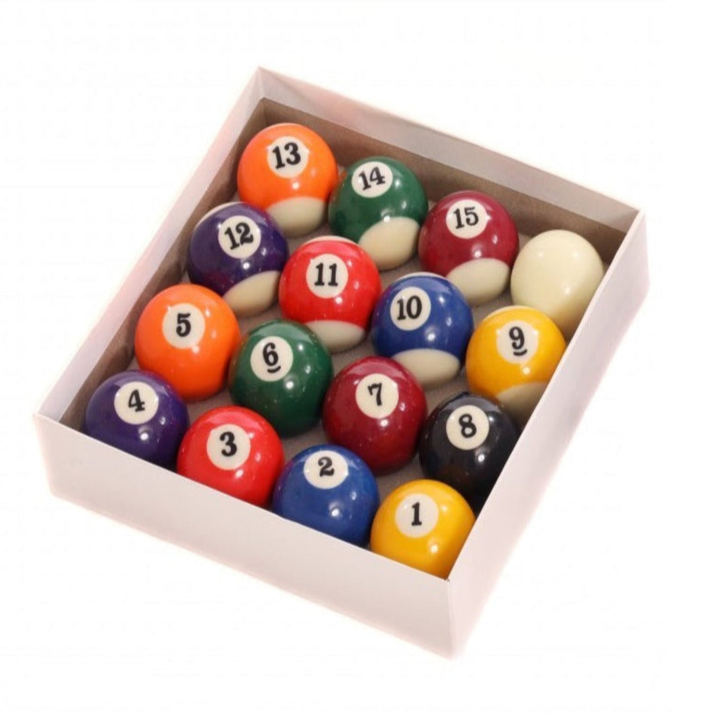 Spots N' Stripes Economy 2" (50.8mm) Pool Balls Set