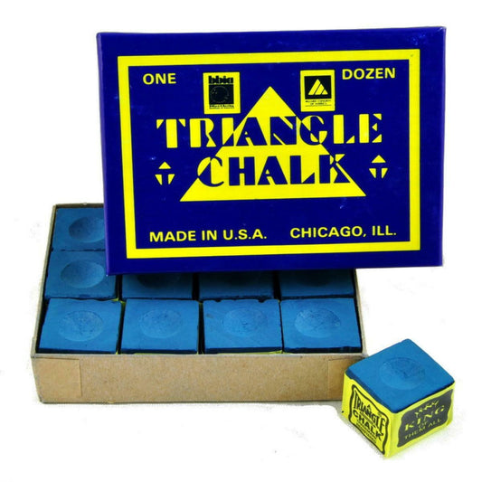Triangle Pool & Snooker Cue Chalks Blue