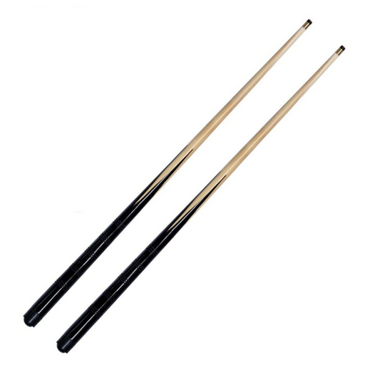 2 x 36 Inch One Piece Economy Kids Pool Cue with 4 x 11mm Screw Tips