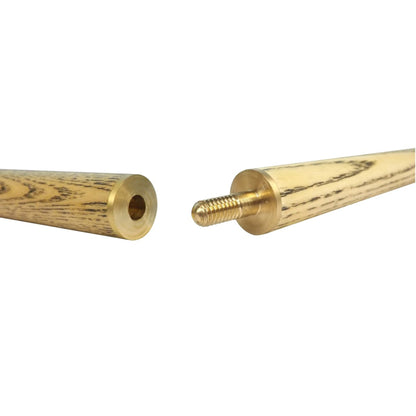 57 Inch Two Piece Ash Snooker / Pool Cue 9.5mm Tip