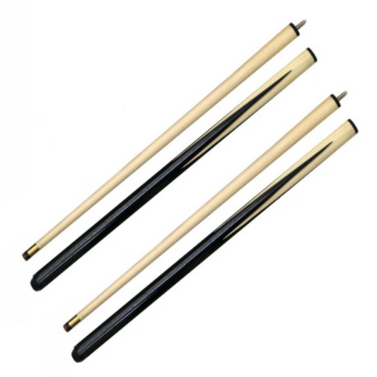 2 x 36 Inch Two Piece Economy Kids Pool Cue with 4 x 11mm Screw Tips