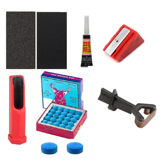 9.5mm Elk Master Snooker & Pool Cue Tip Repair Kit
