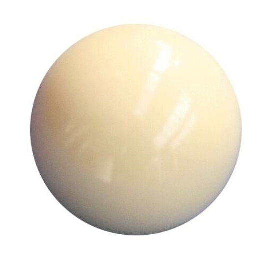 White 1-7/8" 47.6mm (Standard Size) Cue Ball