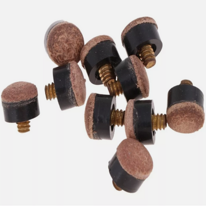 10mm Screw on Tip Snooker & Pool Cue Tips