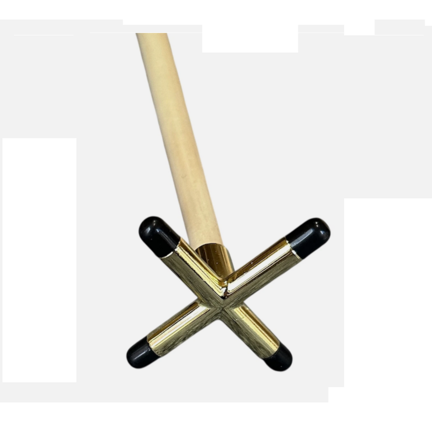 2 x 48 Inch Two Piece Pool Cues with Brass Rests