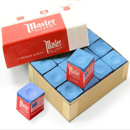 Blue Master Billiard Pool & Snooker Cue Chalks