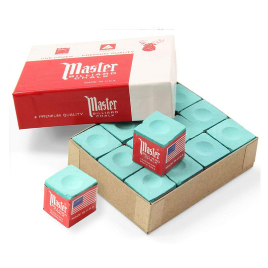 Green Master Billiard Pool & Snooker Cue Chalks