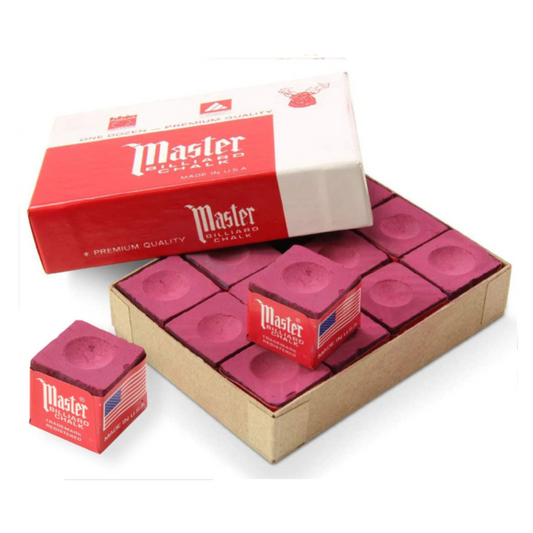 Red Master Billiard Pool & Snooker Cue Chalks