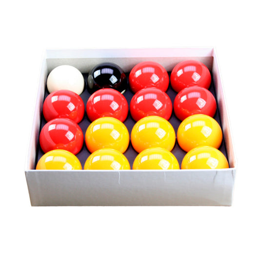 Red & Yellows Economy 2" (50.8mm) Pool Balls Set