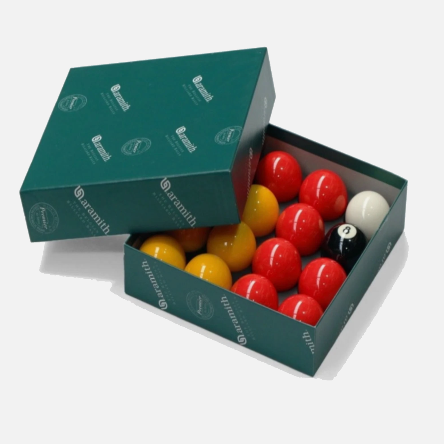 Aramith Premier Red & Yellow 2″ (50mm) Pool Balls Set