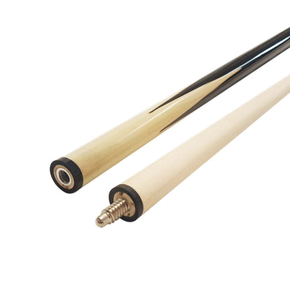 2 x 36 Inch Two Piece Pool Cues with Solid Brass Rests